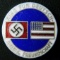 German American Bund WWII Enameled Membership Badge