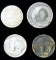 Four (4) Loose U.S. Coins