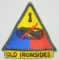 U.S. WWII 1st Army Armored Old Ironsides Tank Corps Shoulder Patch