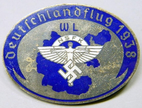 German World War II 1938 NSFK Glider Korps Badge