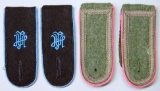 Two (2) Pairs of German WWII Shoulder Boards
