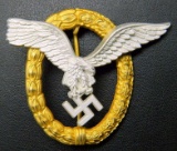 German World War II Luftwaffe Pilot Observer Qualification Badge