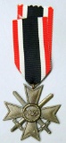 2nd Class War Service Cross With Swords, German WWII