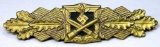 Army Wehrmacht Gold Close Combat Clasp, German WWII