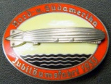 German WWII Zeppelin Airship Jubilaumsfahrt 1933 Nord u Sudameriha Badge