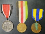 Grouping of Three (3) Ribbons: WWII Blood Order, Afrika Korps, USMC 1911-1917 Mexico Campaign Medal