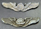 USAAF WWII Army Air Force Observer Wing and Navigator Wings