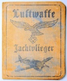 Luftwaffe Knights Cross Winner Officer Pilot Identification Book, German WWII