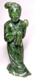 Jade or Marble Asian Statue