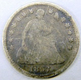 1857 Seated Liberty Half Dime