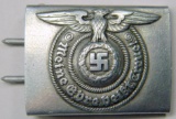 Waffen SS Enlisted Mans Combat Belt Buckle, German WWII