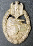 Army Wehrmacht Silver Tank Assault Badge, German WWII