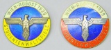 Two German WWII 1939 Studentenweltspiele Wien Badges