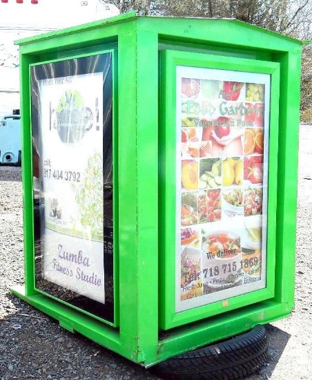 Zuni Scrolling 4-sided Advertising Sign