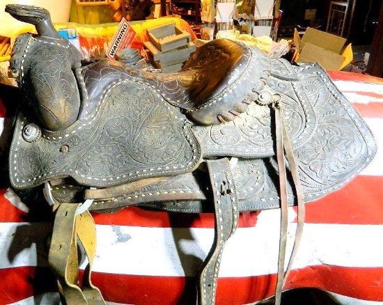 Western Detailed Horse Saddle