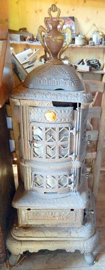 Antique Cast Iron Parlor Stove