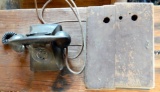 Antique Wooden Crank Telephone