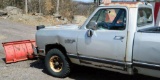 1988 Dodge Power Ram 100 Pickup with Snow Plow