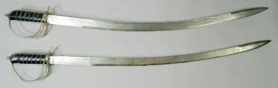 Pair of Two Light Cavalry Swords