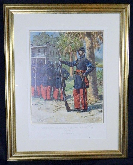1st South Carolina Volunteer Infantry 1862-1863 by Don Troiani, Artist Proof