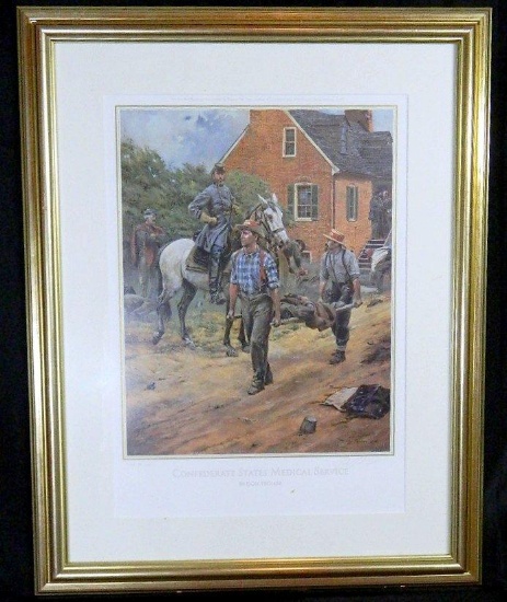Confederate States Medical Service by Don Troiani, Artist Proof
