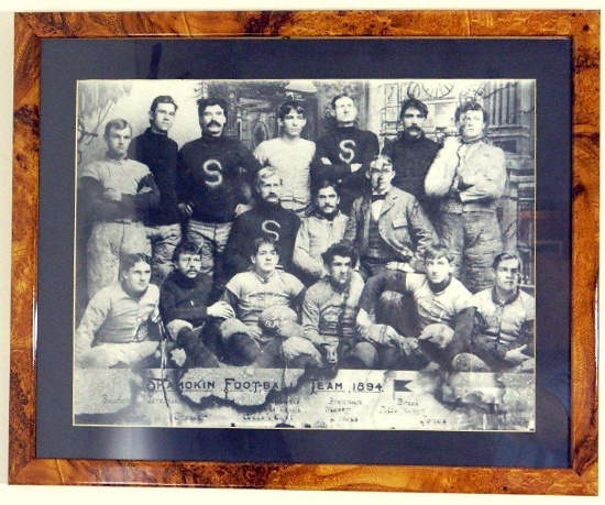 Framed Photo of an 1894 Football Team