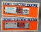 Lionel Electric Trains Christmas Cars, 1986 and 1988