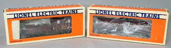 Lionel Electric Trains Pennsylvania Single-Dome Tank Car and Work Caboose