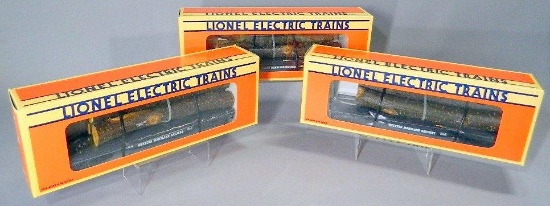 Lionel Electric Trains Western Maryland Flatcar with Logs Set