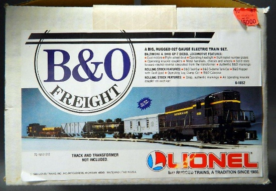 Lionel B&O Freight Train Set