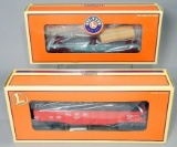 Lionel Culvert Gondola and Flatcar with Lumber Load