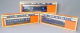 Lionel Electric Trains Wabash Dining, Baggage, and Combo Cars