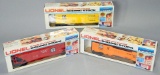 Lionel Famous American Railroad Series ATSF Box Car, Hopper, and Reefer