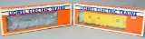 Lionel Electric Trains PRR Covered Hopper and Illuminated Bunk Cars