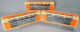 Lionel Electric Trains New York Central Observation, Passenger, and Baggage Cars