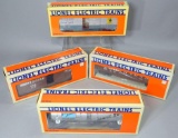 Lionel Electric Trains Gondola, Box Cars, Tank Car