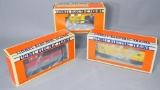 Lionel Electric Trains Tamper and Cabooses