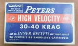 Peters High Velocity 30-40 Krag 220 Grain Box of Ammo