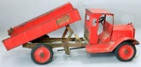 Keystone Pressed Steel Dump Truck in Original Red Paint, c. 1920s