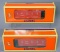 Lionel Sequential New York Central and Southern Pacific Cabooses