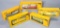 Lionel Train Car Grouping, Limited Edition Series Yellow Boxes