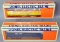 Lionel Chessie Steam Special Dining Car and Wabash Baggage Passenger Cars