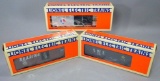 Lionel 85th Anniversary Box Car, and Erie and Reading Operating Cars