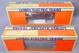 Lionel New York Central 20th Century Aluminum Dining Car and Norfolk and Western Full Vista Dome Car