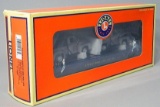 Lionel Flatcar with Two Santa Fe Die-cast Ford Pick-up Trucks