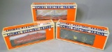Lionel Flat Car with Trailers and Extended Vision Cabooses
