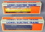 Lionel Chessie Steam Special Dining Car and Wabash Baggage Passenger Cars