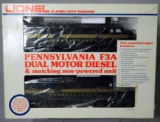 Lionel Pennsylvania F3A Dual Motor Diesel and Matching Non-Powered Engine Set
