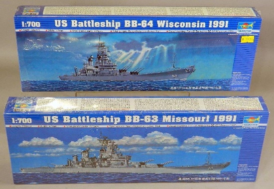 Trumpeter Sequential Model Kits, Missouri and Wisconsin, 1991