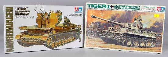 Tamiya Model Tanks: German Flakpanzer IV Mobelwagen and Tiger I